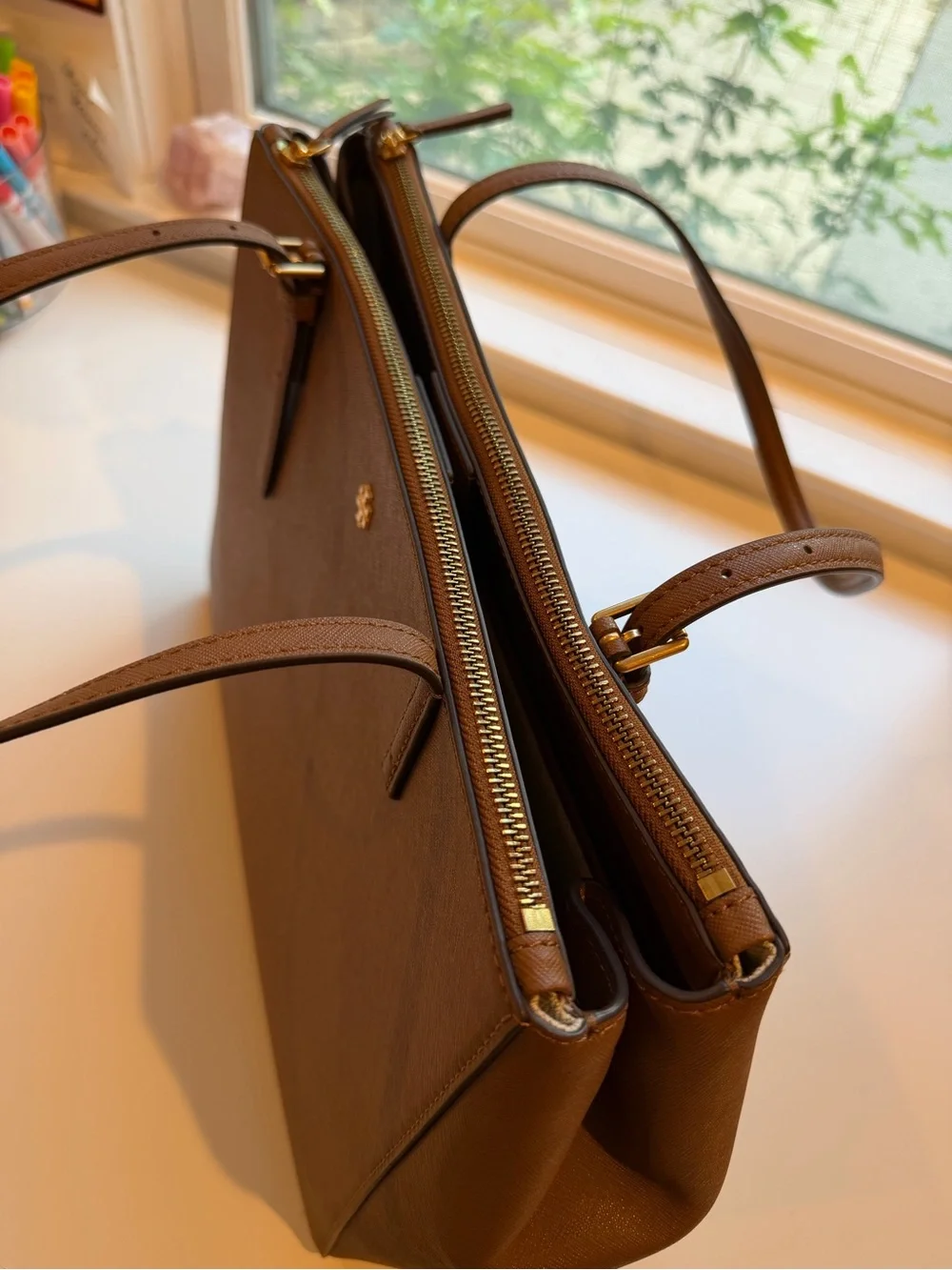 Tory Burch Emerson Double-Zip Tote